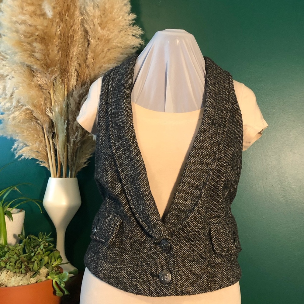 Free People Tweed Vest
